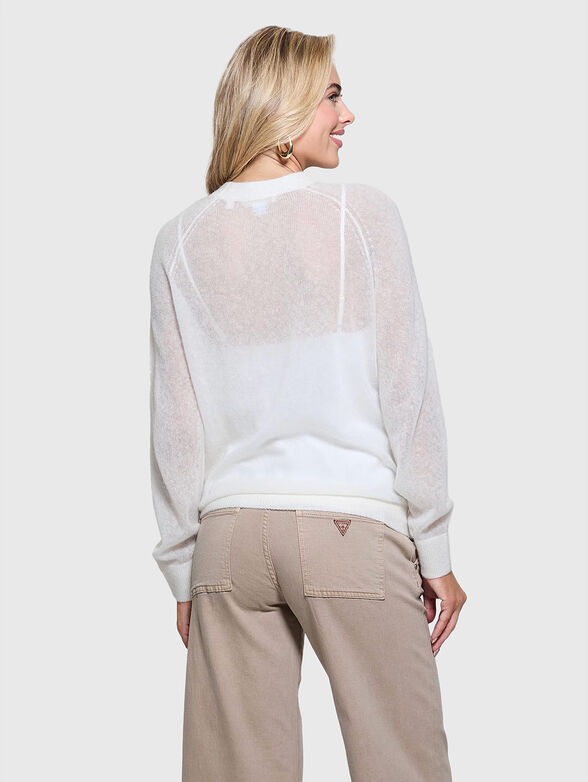 Light blue sweater with a translucent effect - 3