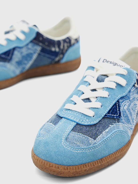 REPRISE HERI D sports shoes with denim texture - 2