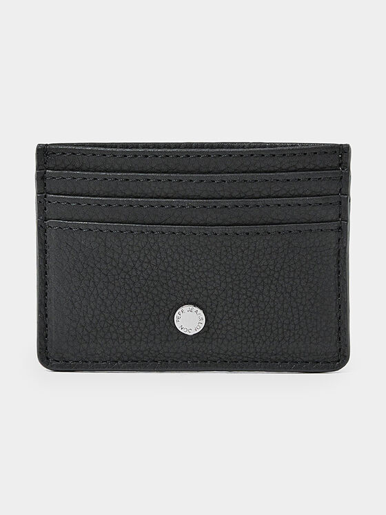 CONI black leather cardholder - 1
