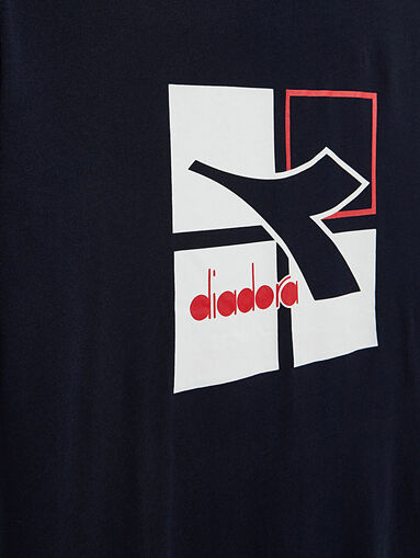 Cotton T-shirt with logo print - 5