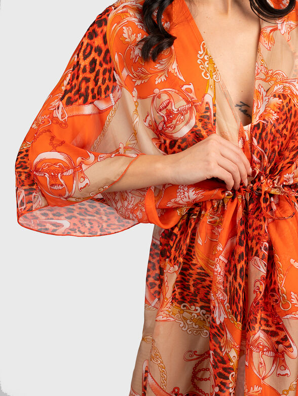ERYN beach kimono with floral print - 3