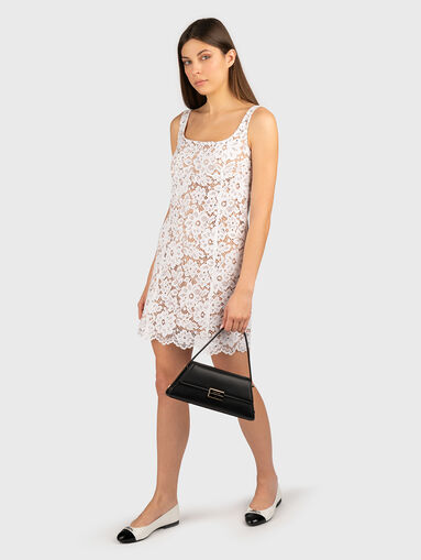 Mini dress with lace - 5