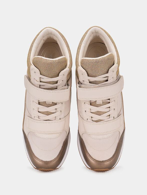 Platform sneakers with glitter effect - 5