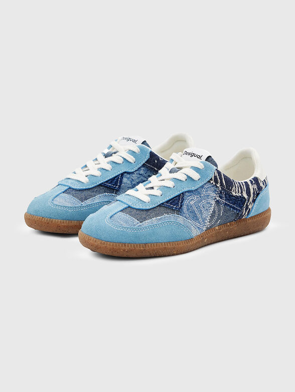 REPRISE HERI D sports shoes with denim texture - 1