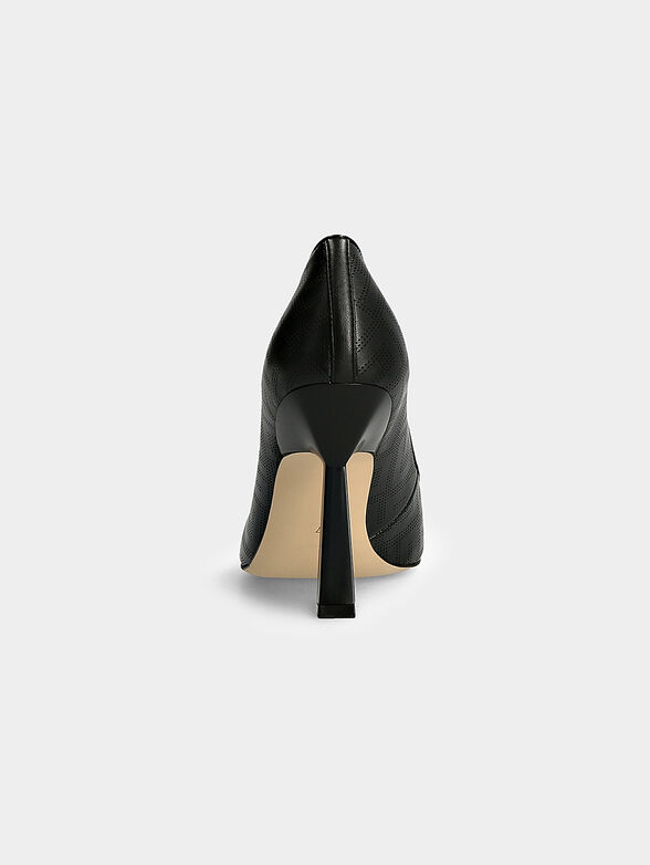 SADITA Black leather shoes - 3