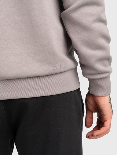 BEVER black sweatshirt with logo print - 4