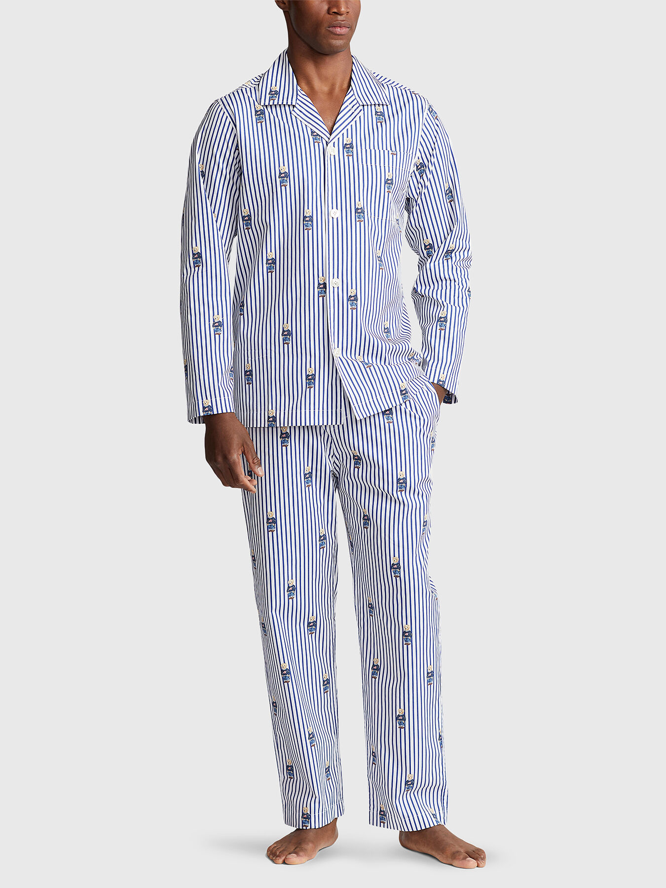 Cotton pyjamas with Polo Bear print POLO RALPH LAUREN