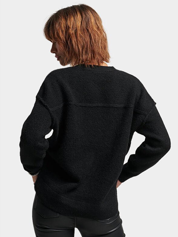 STUDIOS black cardigan with buttons - 3