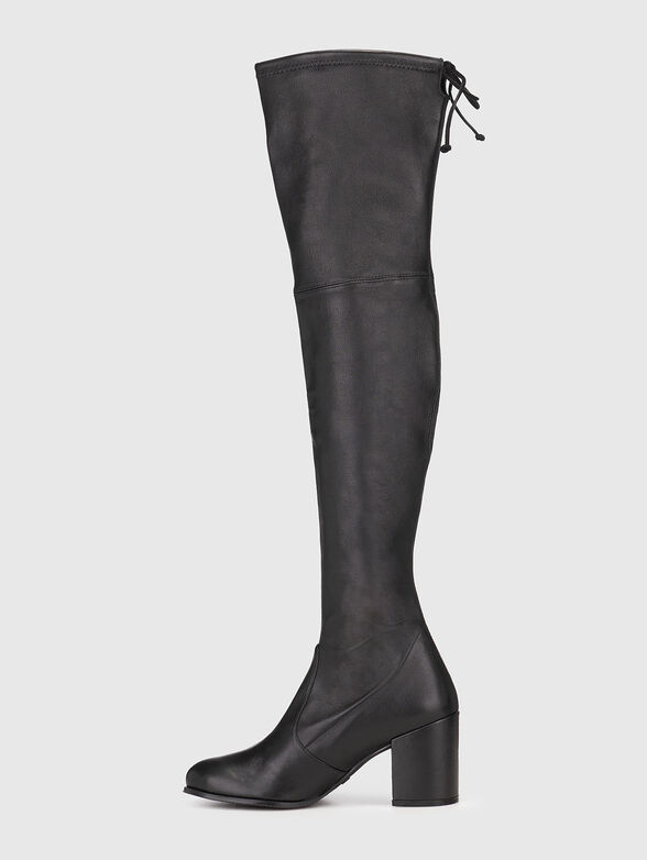 TIELAND genuine leather heeled boots - 3