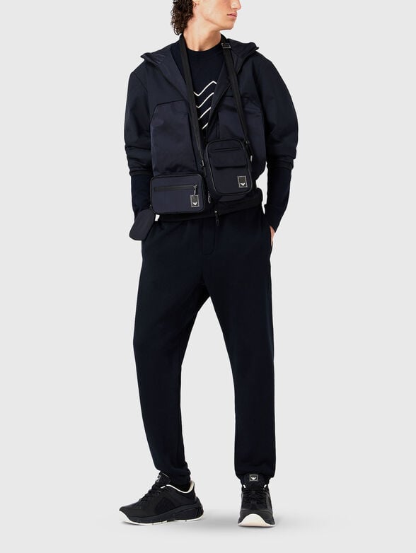 Double faced jacket with logo detail - 2