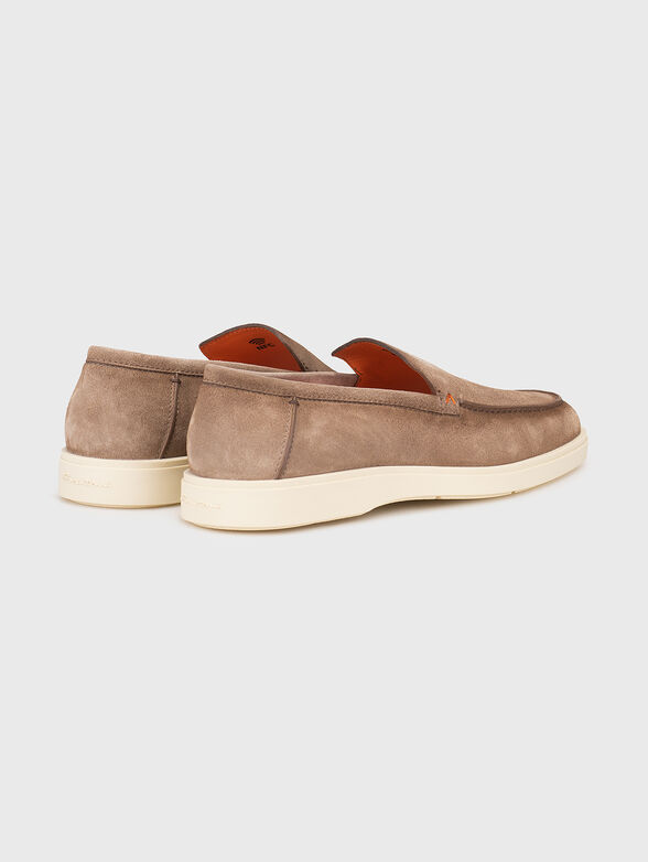 Suede beige loafers - 3