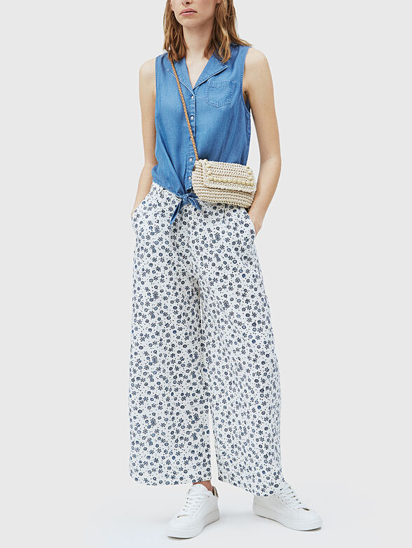 LOIS Pants with contrasting print - 4