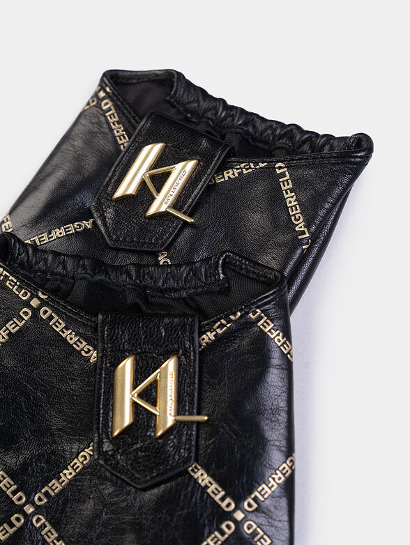 K/SADDLE black fingerless gloves - 2