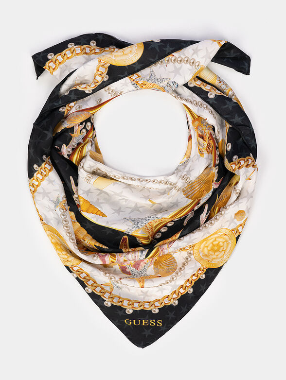Printed foulard with marine details - 2