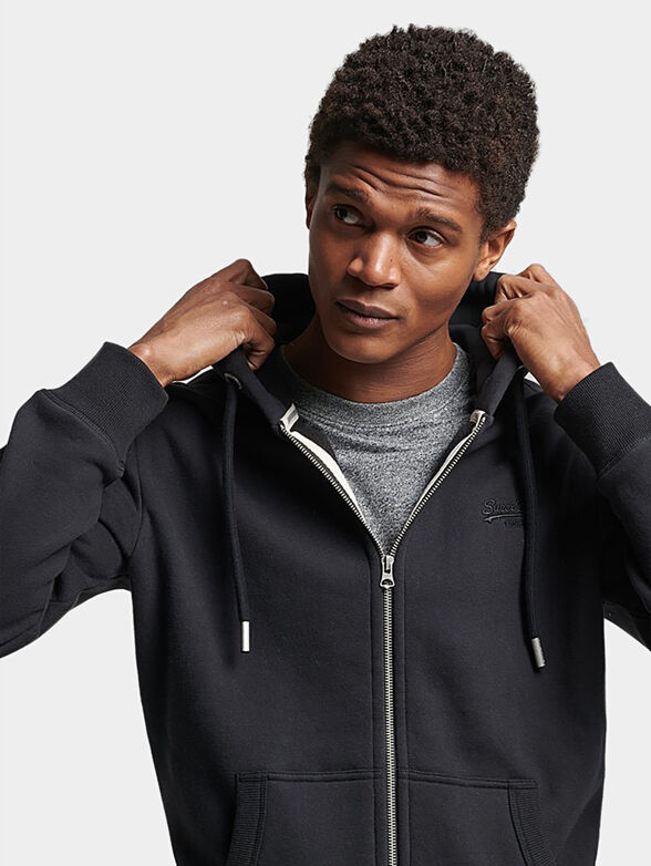 Sweatshirt with pockets and logo detail - 4