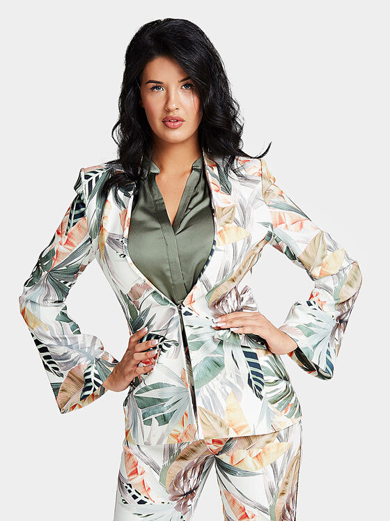 REINA Blazer with floral print - 1
