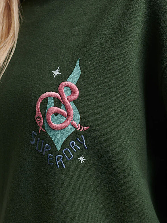 NOMADIC FOLK green sweatshirt - 4
