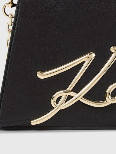 K/SIGNATURE 2.0 crossbody bag in leather  - 4