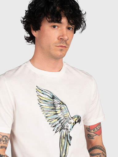T-shirt with parrot art print - 5
