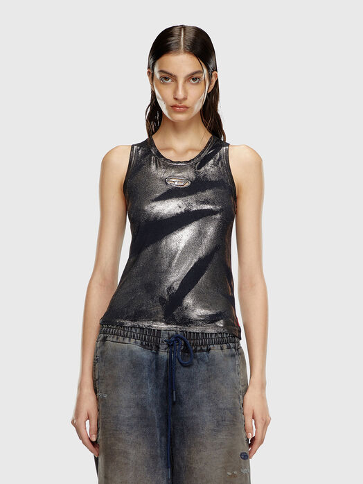 T-LYNYS-P1 oval logo tank top