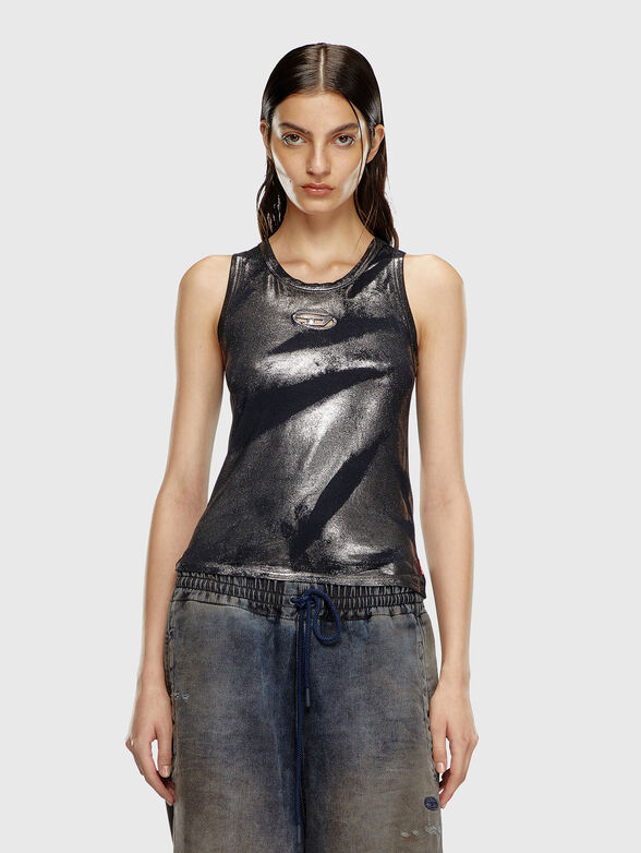 T-LYNYS-P1 oval logo tank top - 0