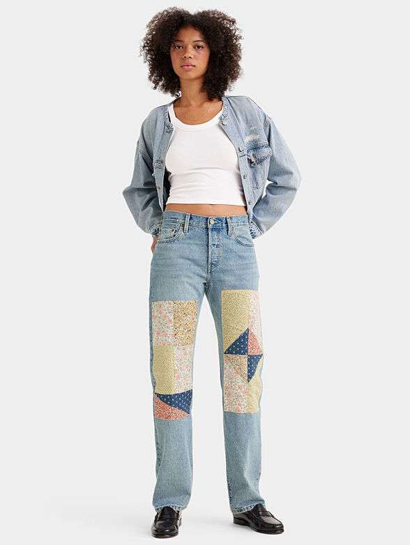 501™ '90s blue jeans with colorful accents - 0