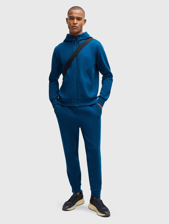 Sweatshirt with hood and zip - 2