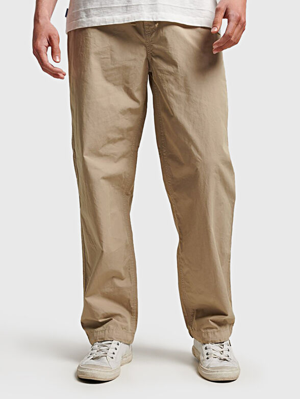 VINTAGE beige pants - 0