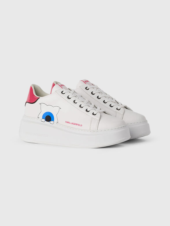 ANAKAPRI KLX leather sneakers with contrast details - 2