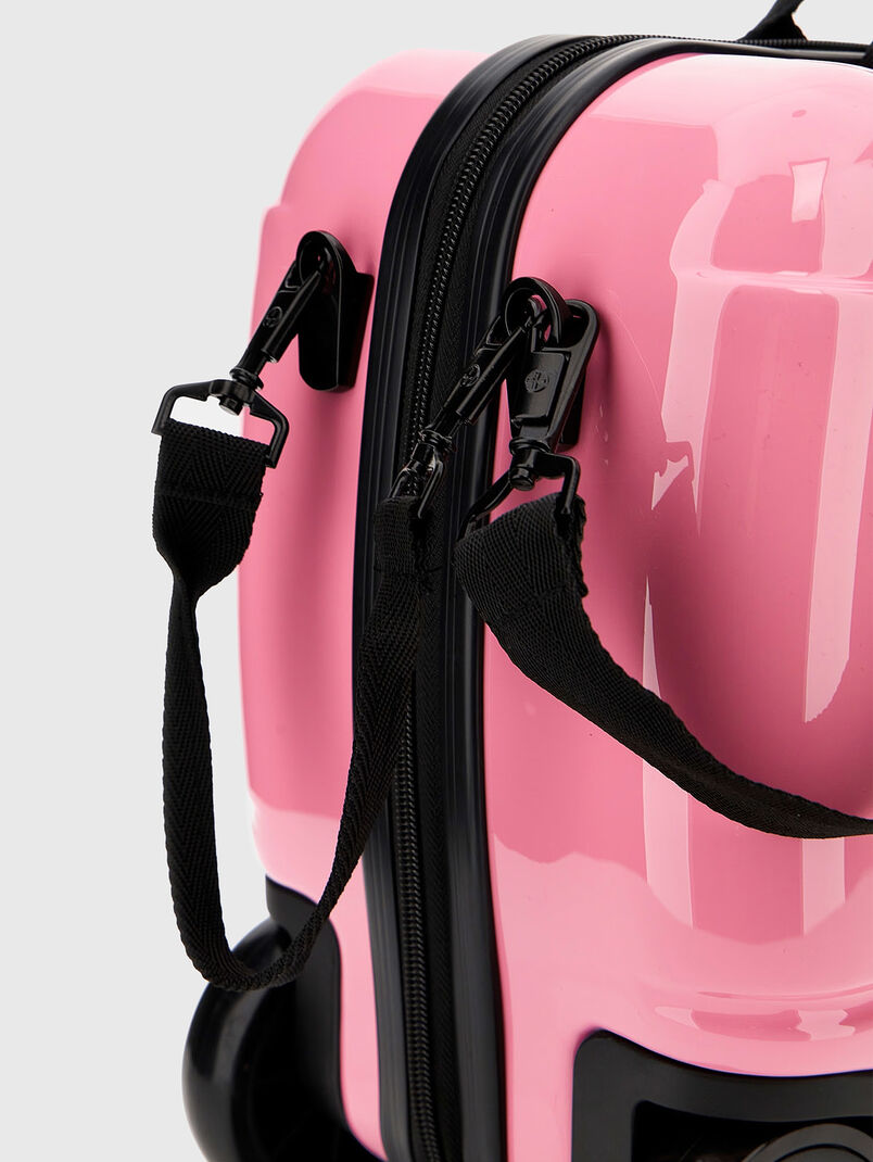 Trolley suitcase with logo detail - 3