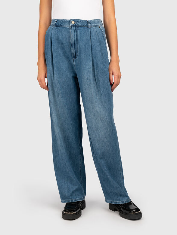 Jeans with washed effect - 0