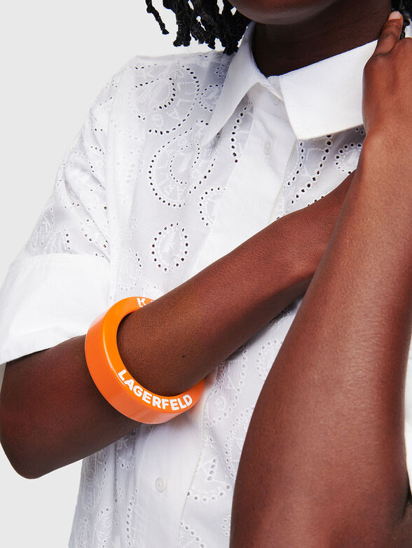 K/SUMMER bracelet with contrasting logo print - 2