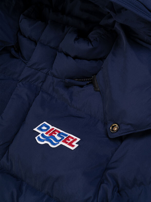 GIACCA padded unisex blue jacket - 3