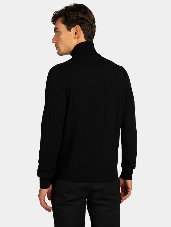 Wool turtleneck sweater - 3