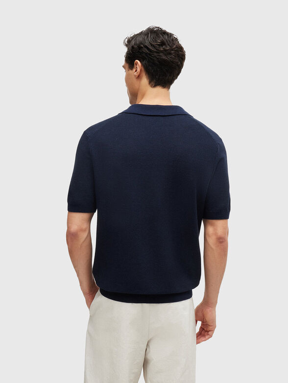 Short sleeve polo sweater - 3