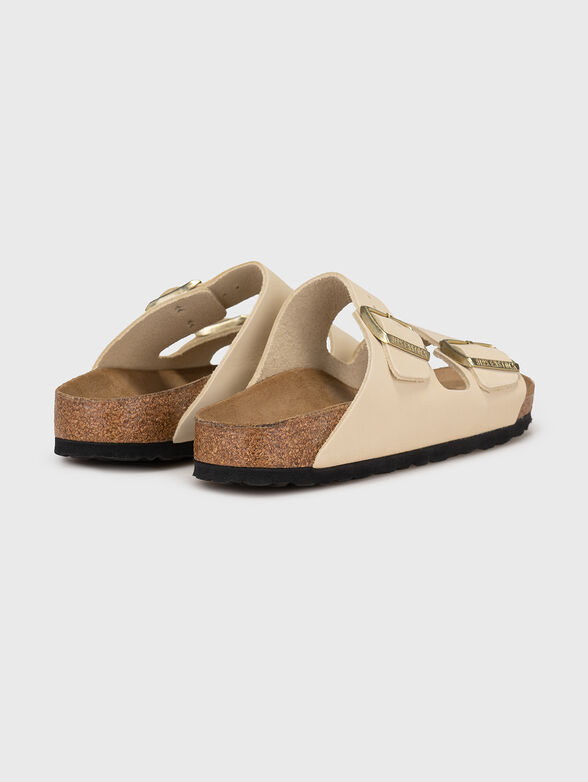ARIZONA slippers in ecru color - 3