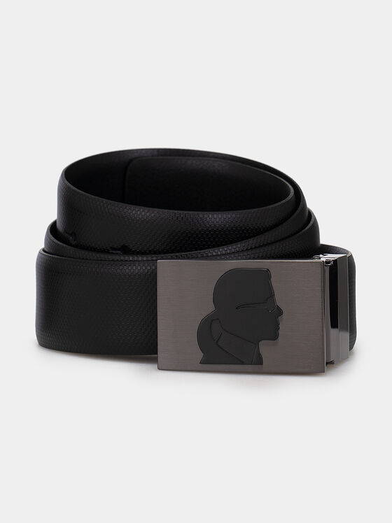 Reversible belt with metal buckle - 1