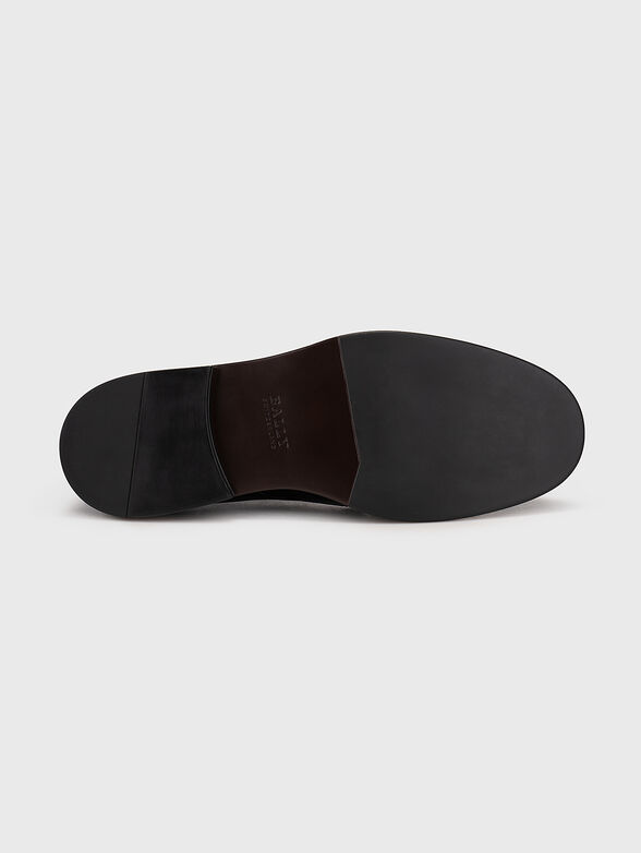 NIEVRO black leather shoes - 5