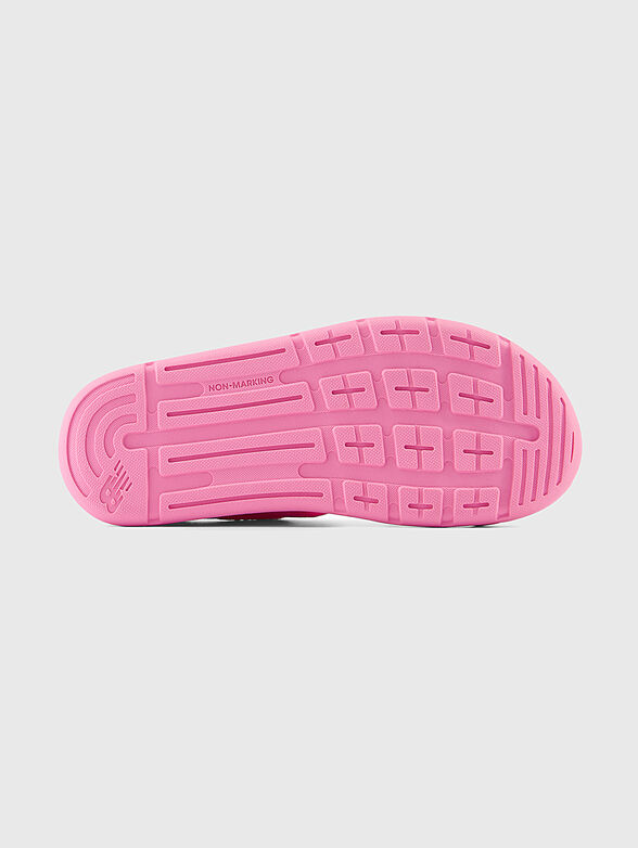 CRSR pink sandals with logo accent - 5