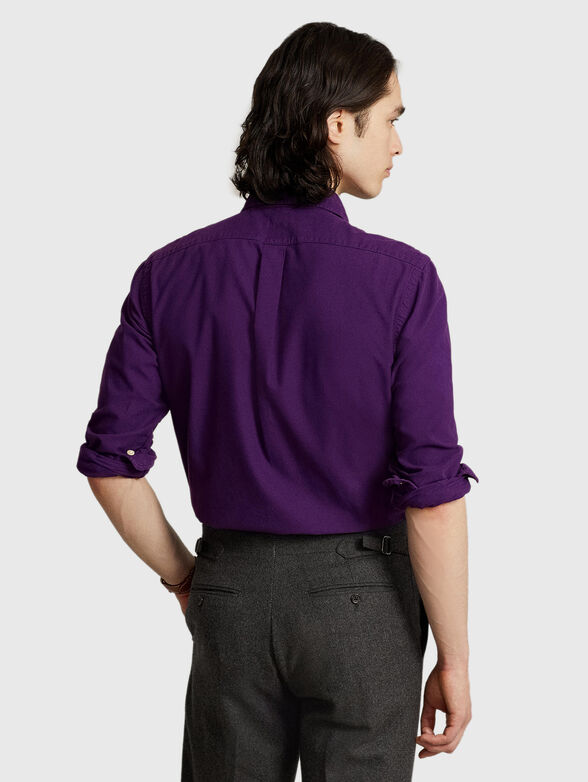 Purple cotton shirt  - 2