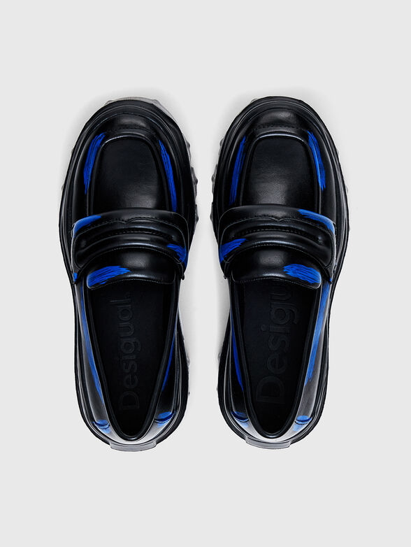 Moccasins with blue highlights - 5