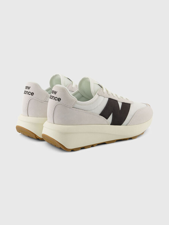 370 textile and suede sneakers - 3