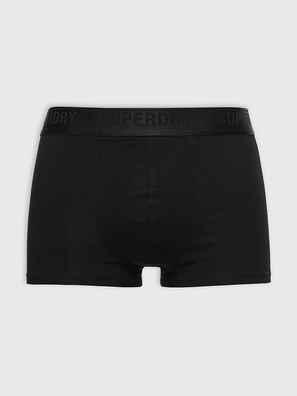 Set of 3 boxers in black in black color - 4