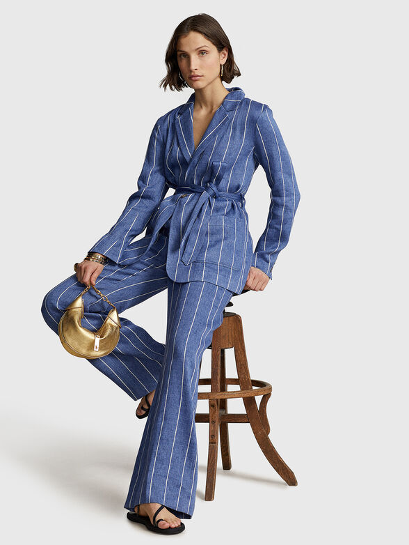 Jacket in cotton blend with belt - 5