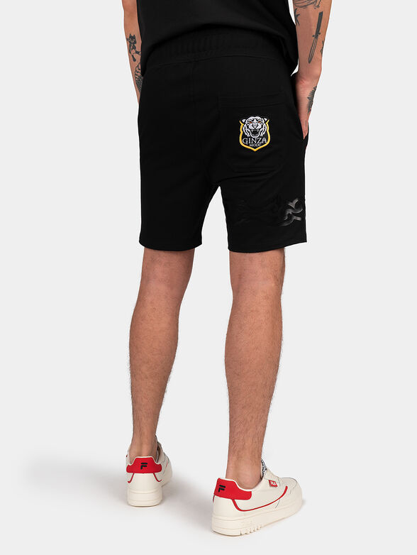 Black shorts with print - 1