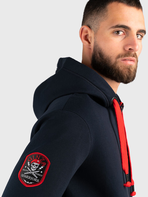 HZ022 sweatshirt with contrasting details - 4
