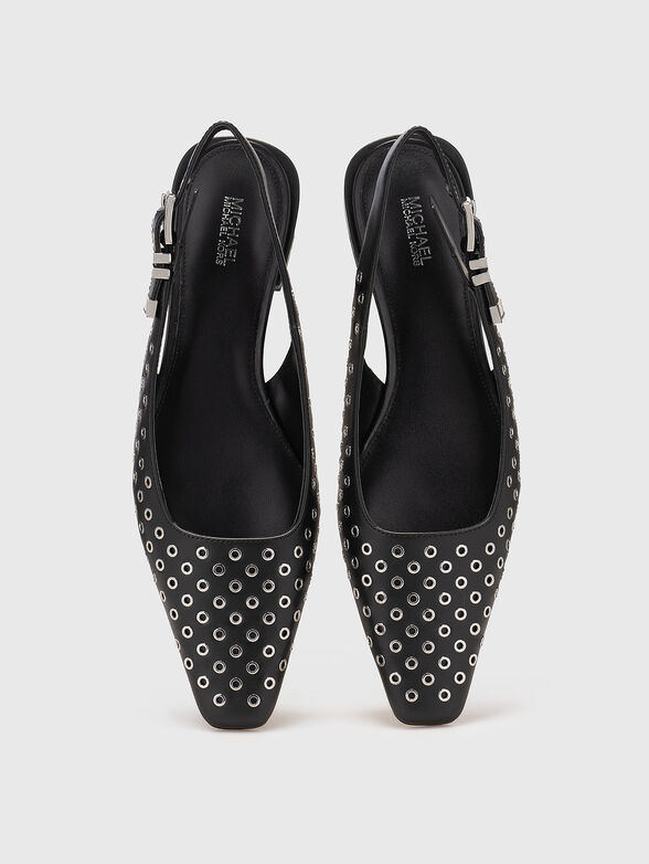 Leather ballet flats - 5
