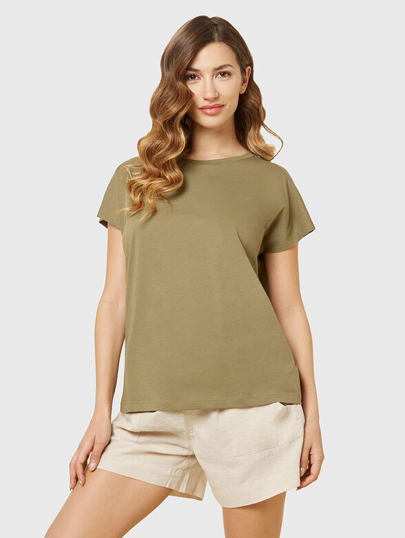 T-shirt in beige - 1
