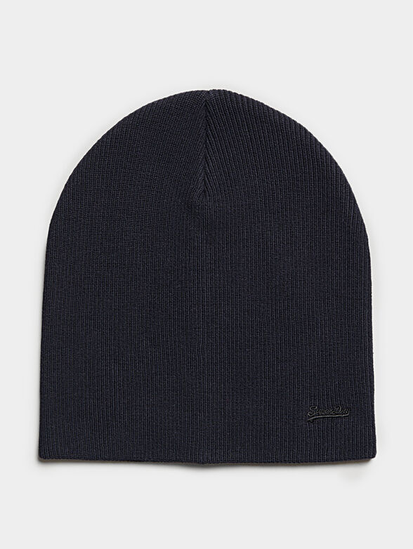 Knitted hat with logo embroidery - 1