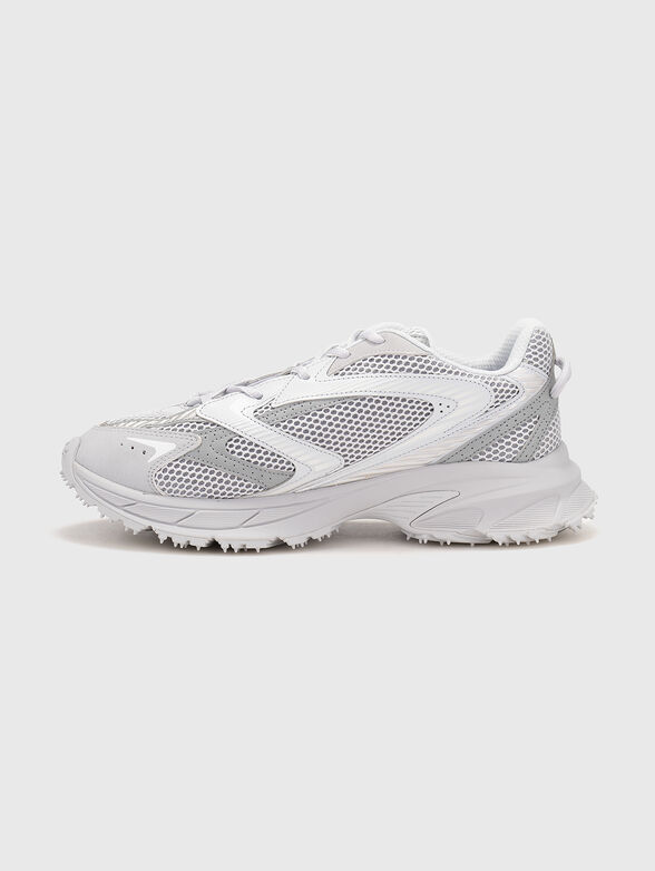 Sports shoes with logo in green - 4